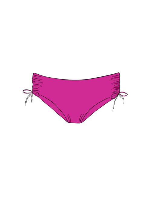Bikini-Hose Capri - Stoff Cascade