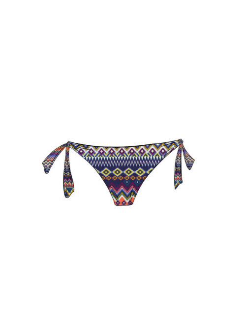 Bikini-Hose Fidschi - Stoff Ethno lila