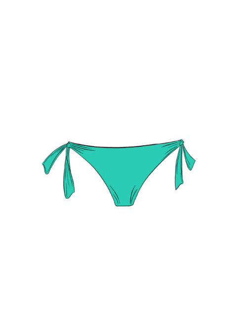 Bikini-Hose Fidschi - Stoff Maldive