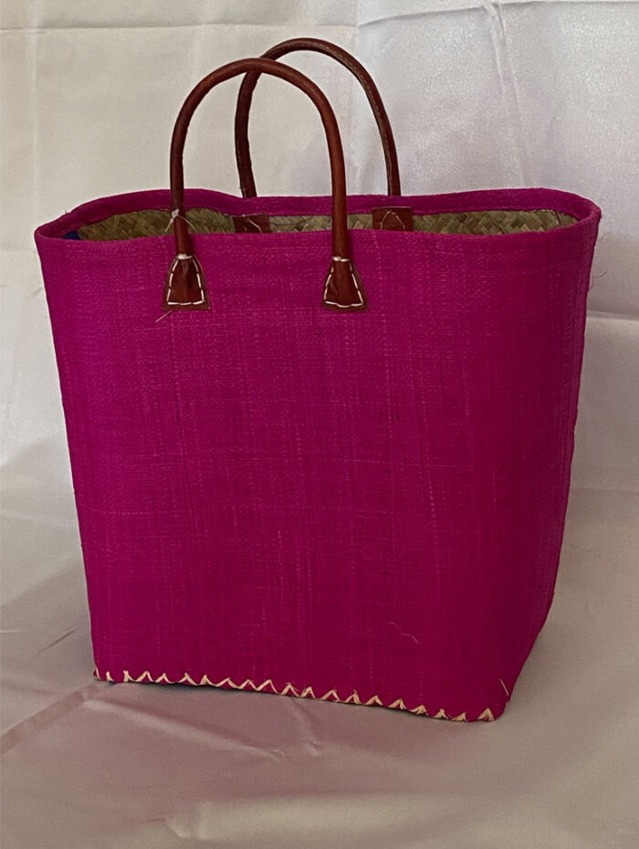 Strohtasche "Belo" pink